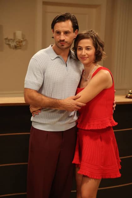 Sturm der Liebe - Pippa Fee Rupperti und Jaime Ferkic spielen das neue Sturm der Liebe -Traumpaar, Emilia und Massimo. Sturm der Liebe Pressetermin im Studio 4 5 der Bavaria-Film. Grünwald, 16.09.2026 Copyright: xAgenturxMatthiasxWehnertx xM.xGränzdörferx