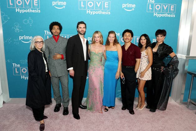 The Love Hypothesis New York special screening at The Forum at Columbia University. The streaming of it starts on 23rd September on Prime Video Featuring: (L-R) Elizabeth Cantillon, Nicholas Duvernay, Tom Bateman, Lili Reinhart, Claire Scanlon, Jaboukie Young-White, Rachel Marsh, Jeananne Goossen Where: New York, New York, United States When: 16 Sep 2026 Credit: Marion Curtis StarPix for Prime Video INSTARimages EDITORIAL USE ONLY. NOT FOR USE BY NEWSPAPERS BASED IN THE UK. Copyright: xx instar56028115