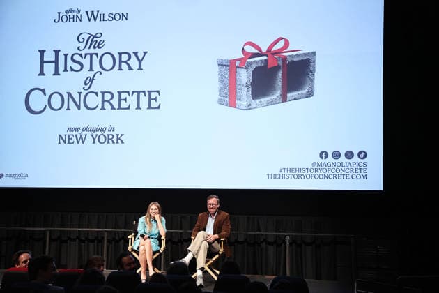 New York documentary premiere of The History of Concrete at the IFC Center Featuring: John Wilson and Veronika Slowlkowska Where: New York, New York, United States When: 16 Sep 2026 Credit: Dave Allocca Starpix INSTARimages EDITORIAL USE ONLY. NOT FOR USE BY NEWSPAPERS BASED IN THE UK. Copyright: xx instar56028755