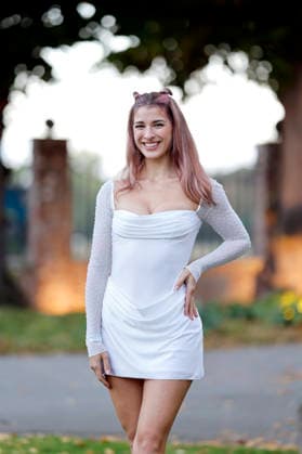 TV-Star Stella Stegmann bei der Premiere von Love Island VIP beim exklusiven Premieren-Event auf Schloss Arff. Köln, 16.09.2026 NRW Deutschland Copyright: xChristophxHardtx