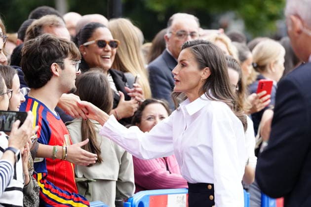 17-09-2026 Oviedo Queen Letizia at the opening of the schoolyear 2026 2027 at the Gesta Public School in Oviedo. No Spain Â  Copyright: xPPEx