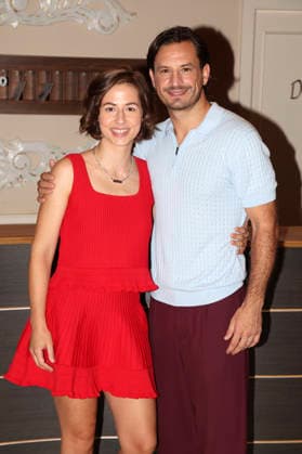 Pippa Fee Rupperti und Jaime Krsto Ferkic beim Fototermin am Set der ARD-TV-Serie Sturm der Liebe im Studio 4 5 der Bavaria-Film. Grünwald, 16.09.2026