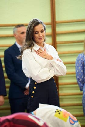 Queen Letizia attends the Opening of the School Year 2026 2027 Queen Letizia of Spain attends the Opening of the School Year 2026 2027 at Gesta Primary School on September 17, 2026 in Oviedo, Spain Photo by IMAGO MPG Oviedo Gesta Primary School Asturias Spain  Copyright: xMPGx