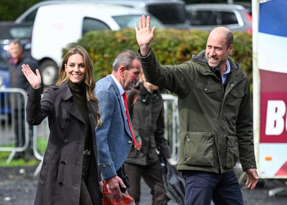 The Prince and Princess of Wales (known as Duke and Duchess of Rothesay when in Scotland) arrive for a visit to the Bute Shinty Club, in Rothesay, where shinty - one of Scotland s oldest traditional sports - has been played for generations, on their first official visit to the Isle of Bute, to highlight the power of community, connection and volunteering Featuring: Catherine, Princess of Wales, William Prince of Wales Where: Rothesay, United Kingdom When: 17 Sep 2026 Credit: Cover Images **NOT AVAILABLE FOR HELLO MAGAZINE** EDITORIAL USE ONLY. NOT FOR USE BY NEWSPAPERS BASED IN THE UK. Copyright: xx coverimg56029265