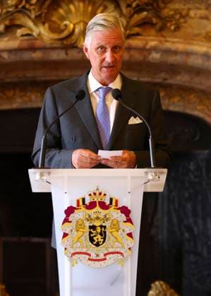 King Philippe of Belgium receives BeHeroes BRUSSELS, BELGIUM - SEPTEMBER 17 : King Philippe of Belgium receives twelve heroes from the BeHeroes initiative at the Royal Palace pictured on September 17, 2026 in Brussels, Belgium, 17 09 2026 Brussels Belgium  Copyright: xXpix