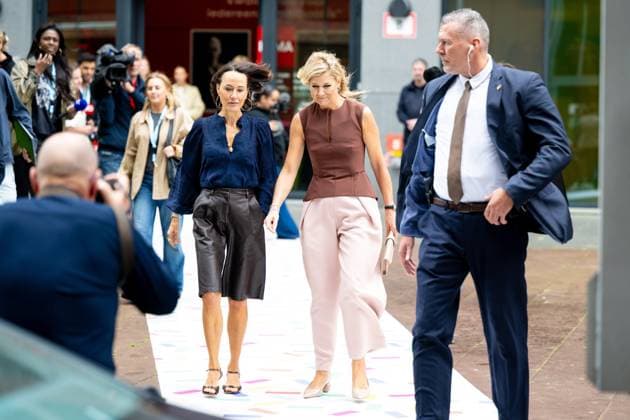 Amsterdam, The Netherlands, 2026-09-17 13:56:23 AMSTERDAM, 17-09-2026, HEMA Queen Maxima pays a working visit to HEMA in Amsterdam. HEMA, the Hollandsche Eenheidsprijzen Maatschappij Amsterdam, celebrates its 100th anniversary this year. PHOTO: NLBeeld Patrick van Emst Credit: NL Beeld Patrick van Emst  Copyright: xx x