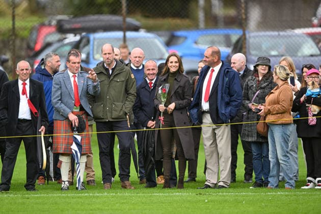 The Prince and Princess of Wales (known as Duke and Duchess of Rothesay when in Scotland) arrive for a visit to the Bute Shinty Club, in Rothesay, where shinty - one of Scotland s oldest traditional sports - has been played for generations, on their first official visit to the Isle of Bute, to highlight the power of community, connection and volunteering Featuring: William, Prince of Wales, Catherine, Princess of Wales Where: Rothesay, United Kingdom When: 17 Sep 2026 Credit: Cover Images **NOT AVAILABLE FOR HELLO MAGAZINE** EDITORIAL USE ONLY. NOT FOR USE BY NEWSPAPERS BASED IN THE UK. Copyright: xx coverimg56029279