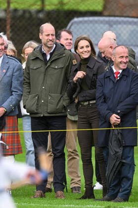 The Prince and Princess of Wales (known as Duke and Duchess of Rothesay when in Scotland) arrive for a visit to the Bute Shinty Club, in Rothesay, where shinty - one of Scotland s oldest traditional sports - has been played for generations, on their first official visit to the Isle of Bute, to highlight the power of community, connection and volunteering Featuring: William, Prince of Wales, Catherine, Princess of Wales Where: Rothesay, United Kingdom When: 17 Sep 2026 Credit: Cover Images **NOT AVAILABLE FOR HELLO MAGAZINE** EDITORIAL USE ONLY. NOT FOR USE BY NEWSPAPERS BASED IN THE UK. Copyright: xx coverimg56029312