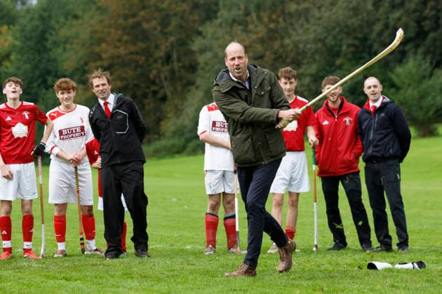The Prince and Princess of Wales visit Bute Shinty Club The Prince and Princess of Wales visit Bute Shinty Club, Rothesay, Bute, UK, on the 17th September 2026. Picture by Jeff J Mitchell WPA-Pool Rothesay Bute Shinty Club Bute UK  WHA-0831