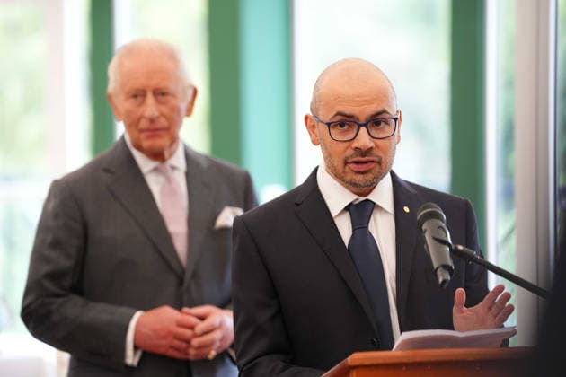 King meets with AI sector leaders Sir Demis Hassabis gives a speech during a meeting hosted by King Charles III for leaders from the artificial intelligence (AI) sector, Government, and thought leaders to discuss how AI can be developed and deployed in ways that benefit society, at Dumfries House in Cumnock, Ayrshire. Picture date: Thursday September 17, 2026., Credit:Jonathan Brady PA ROTA - B68 Avalon UK, Cumnock  Copyright: xJonathanxBradyx xPAxROTAx-xB68x xAvalonx 1135715049