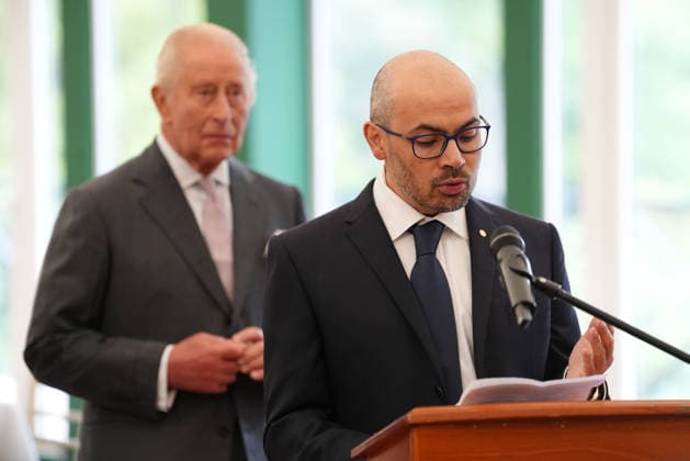 King meets with AI sector leaders Sir Demis Hassabis gives a speech during a meeting hosted by King Charles III for leaders from the artificial intelligence (AI) sector, Government, and thought leaders to discuss how AI can be developed and deployed in ways that benefit society, at Dumfries House in Cumnock, Ayrshire. Picture date: Thursday September 17, 2026., Credit:Jonathan Brady PA ROTA - B68 Avalon UK, Cumnock  Copyright: xJonathanxBradyx xPAxROTAx-xB68x xAvalonx 1135715083