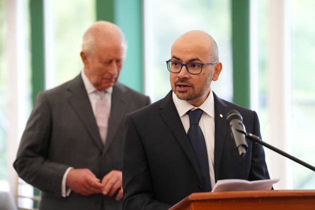 King meets with AI sector leaders Sir Demis Hassabis gives a speech during a meeting hosted by King Charles III for leaders from the artificial intelligence (AI) sector, Government, and thought leaders to discuss how AI can be developed and deployed in ways that benefit society, at Dumfries House in Cumnock, Ayrshire. Picture date: Thursday September 17, 2026., Credit:Jonathan Brady PA ROTA - B68 Avalon UK, Cumnock  Copyright: xJonathanxBradyx xPAxROTAx-xB68x xAvalonx 1135715100