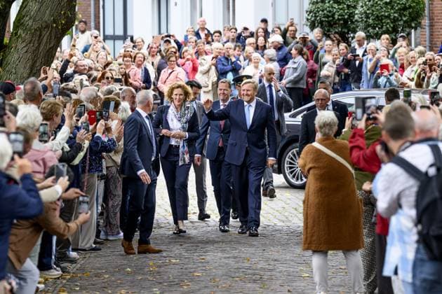 ™s-Heerenberg, The Netherlands, 2026-09-17 13:29:13 s-Heerenberg, 17-09-2026, Huis Bergh Castle. King Willem Alexander the restored Huis Bergh Castle in s-Heerenberg. The castle underwent a restoration lasting nearly three years due to foundation subsidence, asbestos removal, sustainability improvements, redesign, and improving accessibility for the disabled. PHOTO: NL Beeld Patrick van Emst Credit: NL Beeld Patrick van Emst  Copyright: xx x