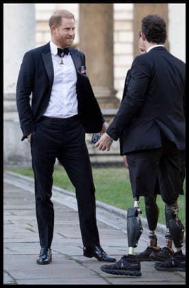 . 17 09 2026. London, United Kingdom. Prince Harry, the Duke of Sussex, arriving at the Invictus Spirit Awards in London.  xStephenxLockx xi-Imagesx IIM-27011-0035