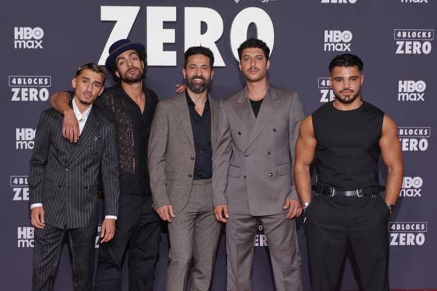 4 Blocks Zero Almountaser ãMontyÒ Alchltouh, Soufiane EL Mesaudi, Rami Fadel Khalaf, Tareq Nassery, Mohammad Eliraqui Premiere 4 Blocks Zero im Kino in der Kulturbrauerei Berlin Berlin Datum: 17.09.2026 Copyright: xEventpress Kratschx