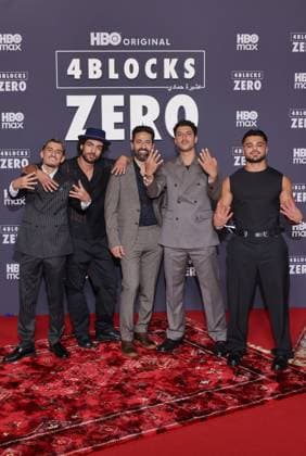 4 Blocks Zero Almountaser ãMontyÒ Alchltouh, Soufiane EL Mesaudi, Rami Fadel Khalaf, Tareq Nassery, Mohammad Eliraqui Premiere 4 Blocks Zero im Kino in der Kulturbrauerei Berlin Berlin Datum: 17.09.2026 Copyright: xEventpress Kratschx