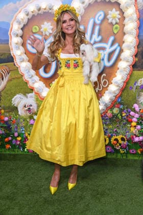Heidi Klum, Hund Fritz, mit Hund Fritz beim HEIDIFEST 2026 im Hofbräuhaus in München am 17.09.2026