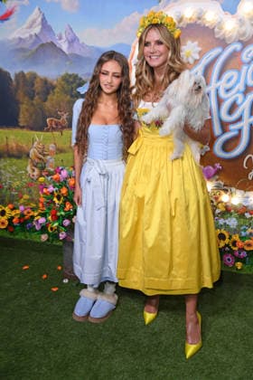 Heidi Klum, Hund Fritz, mit Tochter Leni Klum beim HEIDIFEST 2026 im Hofbräuhaus in München am 17.09.2026