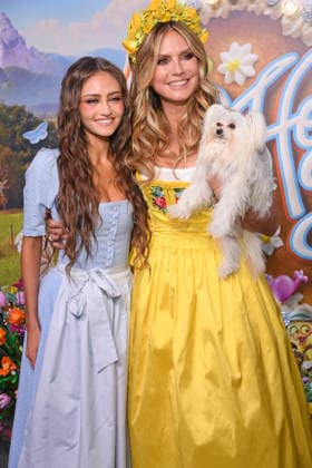 Heidi Klum, Hund Fritz, mit Tochter Leni Klum beim HEIDIFEST 2026 im Hofbräuhaus in München am 17.09.2026