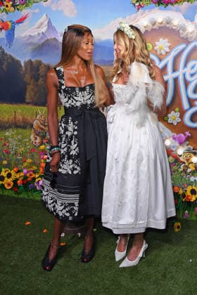 Naomi Campbell, Heidi Klum, Hund Fritz beim HEIDIFEST 2026 im Hofbräuhaus in München am 17.09.2026