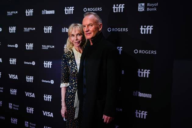 September 17, 2026, Toronto, On, CAN: Trudie Styler and Sting arrive on the red carpet to promote the film Up Against It at the Toronto International Film Festival, in Toronto, on Thursday, Sept.17, 2026. Toronto CAN  - ZUMAc35_ 20260917_zaf_c35_127 Copyright: xChrisxYoungx
