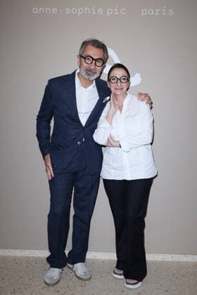 Anne-Sophie Pic Paris Opening Party - Paris Anne-Sophie Pic and David Sinapian attend Anne-Sophie Pic Paris Party on September 17, 2026 in Paris, France. Photo by Jerome Dominé ABACAPRESS.COM Paris France  Copyright: xDominexJerome ABACAx