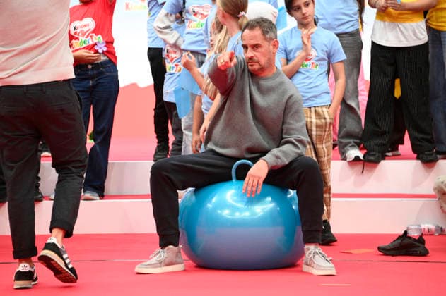 Moritz Bleibtreu beim kinderTag 2026 in den Atelier Gardens. Berlin, 17.09.2026