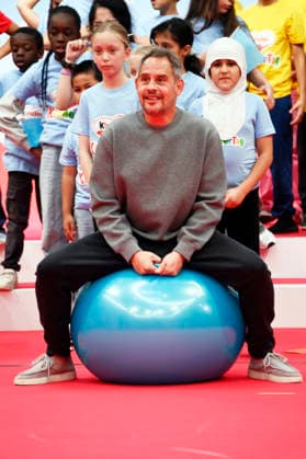 Moritz Bleibtreu beim kinderTag 2026 in den Atelier Gardens. Berlin, 17.09.2026