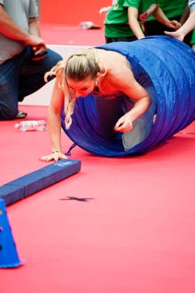 Anna-Carina Woitschack beim kinderTag 2026 in den Atelier Gardens. Berlin, 17.09.2026