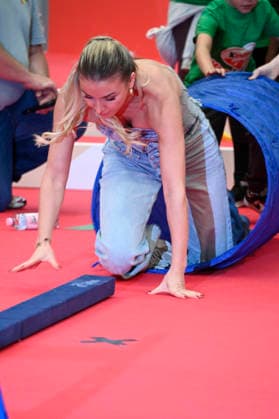 Anna-Carina Woitschack beim kinderTag 2026 in den Atelier Gardens. Berlin, 17.09.2026