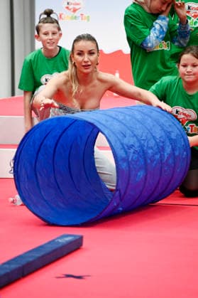 Anna-Carina Woitschack beim kinderTag 2026 in den Atelier Gardens. Berlin, 17.09.2026