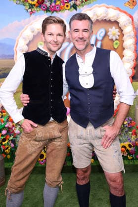 Hanno Dobiat und Jo Weil bei der Ankunft zur RTL TV-Show HeidiFest by Heidi Klum im Hofbräuhaus. München, 17.09.2026