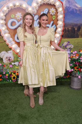 Eleonora Berger und Luise Berger bei der Ankunft zur RTL TV-Show HeidiFest by Heidi Klum im Hofbräuhaus. München, 17.09.2026