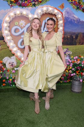 Eleonora Berger und Luise Berger bei der Ankunft zur RTL TV-Show HeidiFest by Heidi Klum im Hofbräuhaus. München, 17.09.2026