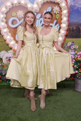 Eleonora Berger und Luise Berger bei der Ankunft zur RTL TV-Show HeidiFest by Heidi Klum im Hofbräuhaus. München, 17.09.2026