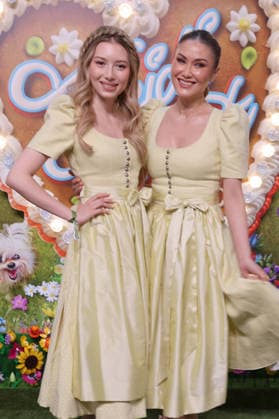 Eleonora Berger und Luise Berger bei der Ankunft zur RTL TV-Show HeidiFest by Heidi Klum im Hofbräuhaus. München, 17.09.2026
