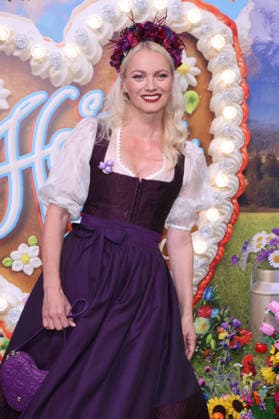 Franziska Knuppe bei der Ankunft zur RTL TV-Show HeidiFest by Heidi Klum im Hofbräuhaus. München, 17.09.2026