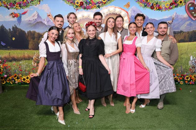 Tänzerinnen und Tänzer von Let s Dance bei der Ankunft zur RTL TV-Show HeidiFest by Heidi Klum im Hofbräuhaus. München, 17.09.2026