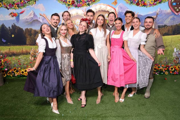 Tänzerinnen und Tänzer von Let s Dance bei der Ankunft zur RTL TV-Show HeidiFest by Heidi Klum im Hofbräuhaus. München, 17.09.2026