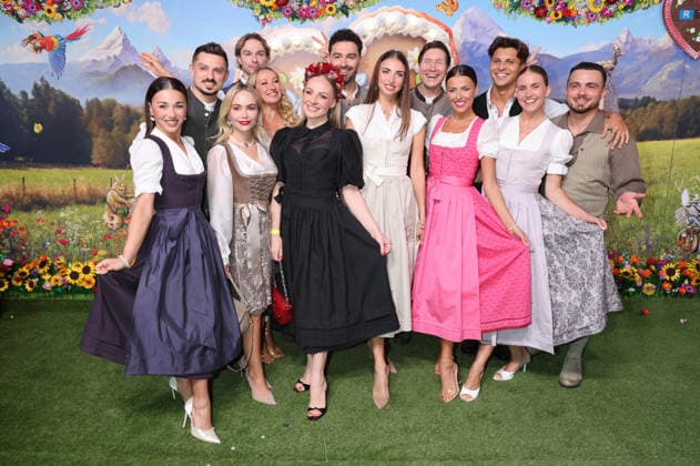 Tänzerinnen und Tänzer von Let s Dance bei der Ankunft zur RTL TV-Show HeidiFest by Heidi Klum im Hofbräuhaus. München, 17.09.2026