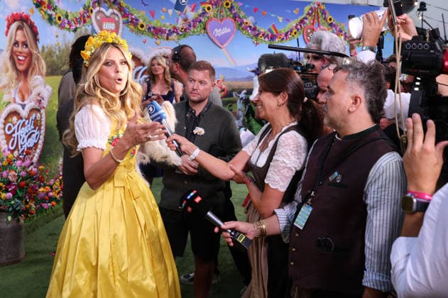 Heidi Klum bei der Ankunft zur RTL TV-Show HeidiFest by Heidi Klum im Hofbräuhaus. München, 17.09.2026