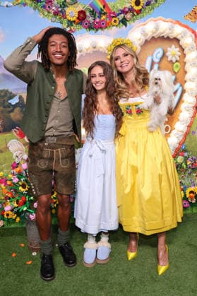 Henry Samuel, Leni Klum und Heidi Klum bei der Ankunft zur RTL TV-Show HeidiFest by Heidi Klum im Hofbräuhaus. München, 17.09.2026