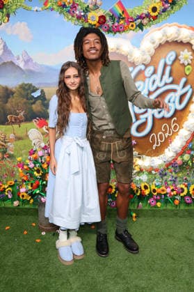 Leni Klum und Henry Samuel bei der Ankunft zur RTL TV-Show HeidiFest by Heidi Klum im Hofbräuhaus. München, 17.09.2026