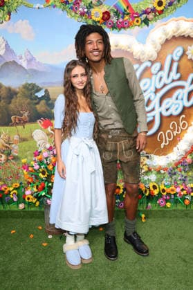 Leni Klum und Henry Samuel bei der Ankunft zur RTL TV-Show HeidiFest by Heidi Klum im Hofbräuhaus. München, 17.09.2026