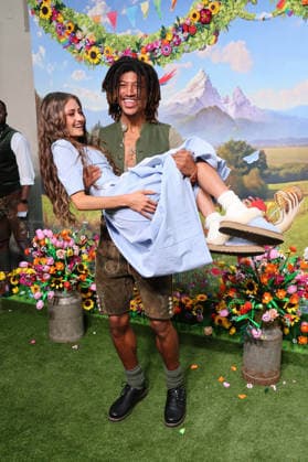 Leni Klum und Henry Samuel bei der Ankunft zur RTL TV-Show HeidiFest by Heidi Klum im Hofbräuhaus. München, 17.09.2026