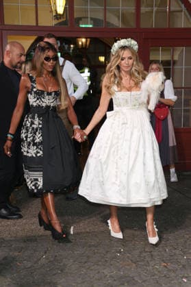 Naomi Campbell und Heidi Klum bei der Ankunft zur RTL TV-Show HeidiFest by Heidi Klum im Hofbräuhaus. München, 17.09.2026