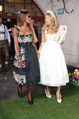 Naomi Campbell und Heidi Klum bei der Ankunft zur RTL TV-Show HeidiFest by Heidi Klum im Hofbräuhaus. München, 17.09.2026