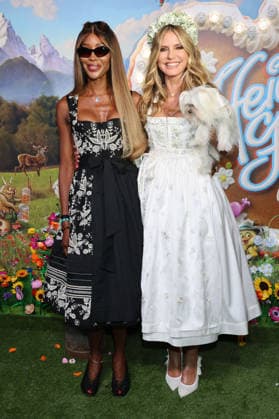 Naomi Campbell und Heidi Klum bei der Ankunft zur RTL TV-Show HeidiFest by Heidi Klum im Hofbräuhaus. München, 17.09.2026