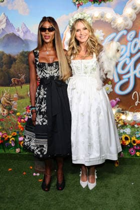 Naomi Campbell und Heidi Klum bei der Ankunft zur RTL TV-Show HeidiFest by Heidi Klum im Hofbräuhaus. München, 17.09.2026