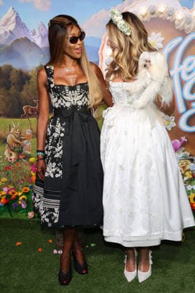 Naomi Campbell und Heidi Klum bei der Ankunft zur RTL TV-Show HeidiFest by Heidi Klum im Hofbräuhaus. München, 17.09.2026